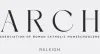 Association of Roman Catholic Homeschoolers (ARCH Triad) logo